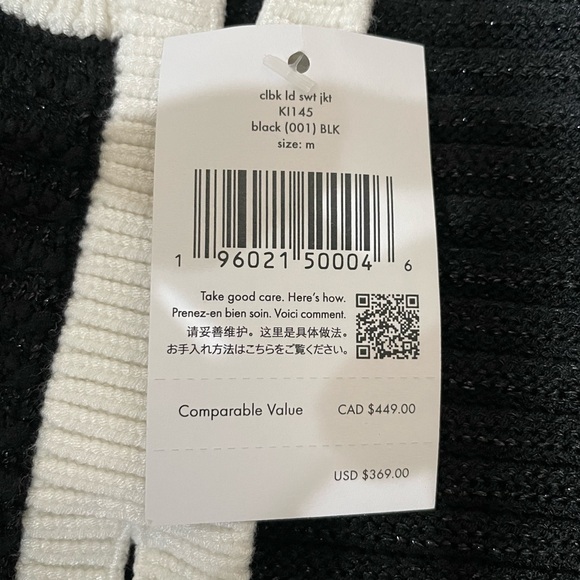 Kate Spade Colorblock Lady Sweater Jacket - Picture 2 of 5